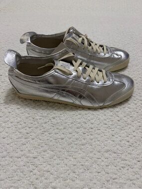 Onitsuka Tiger Mexico 66 Silver Leather Men’s Size US 11 Euro 45 NWT Sneakers